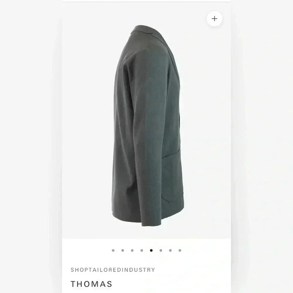 Tailored Industry Grey THOMAS Blazer Jacket Unisex Like New - Picture 2 of 6